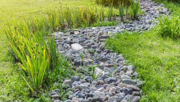 River Rock Garden Installation in Warwick