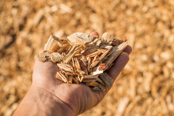 Wood Chips Spreading in Warwick