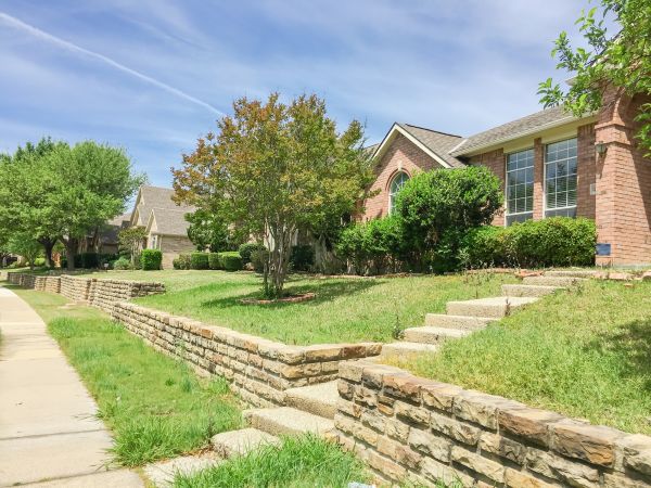 Sloped Yard Landscaping in Warwick