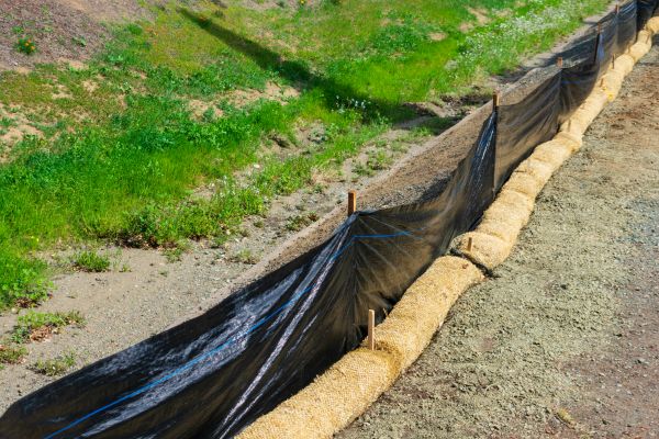 Straw Wattle Installation in Warwick